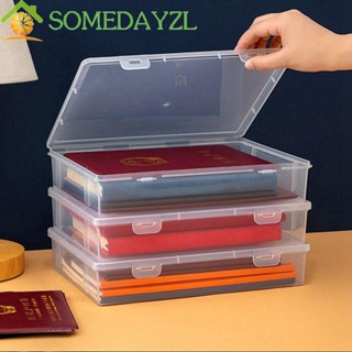 Somedayzl กล่องเก็บหนังสือ แบบใส ป้องกันความชื้น 1 ชิ้น