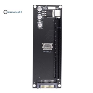 อะแดปเตอร์ PCIe เป็น SFF-8611 Oculink SFF-8611 เป็น PCIe PCI-Express 16X 4X พร้อมพอร์ตพาวเวอร์ SATA สําหรับเมนบอร์ดกราฟฟิก