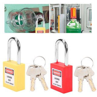 Tool 38mm Lockout Lock ฉนวนความปลอดภัยวิศวกรรมกุญแจ LOTO สำหรับการผลิตเครื่องจักร