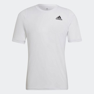 adidas วิ่ง เสื้อวิ่ง Run Icons ผู้ชาย สีขาว HC0407