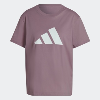 adidas ไลฟ์สไตล์ เสื้อยืด adidas Sportswear Future Icons ผู้หญิง สีม่วง HE0306