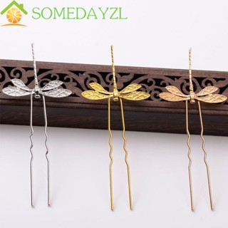 Somedayzl กิ๊บติดผม รูปแมลงปอ คลาสสิก เครื่องประดับแฟชั่น สําหรับผู้หญิง DIY