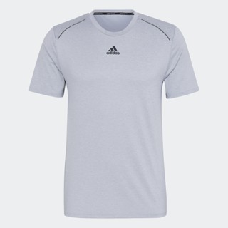 adidas เทรนนิง เสื้อยืดเทรนนิง HIIT ผู้ชาย สีเทา HL8791