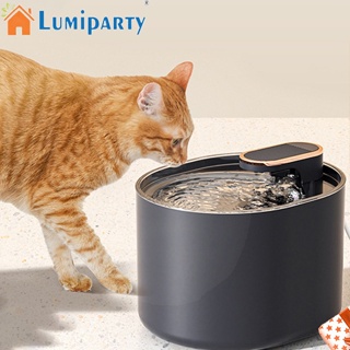 Lumiparty เครื่องจ่ายน้ําพุอัตโนมัติ ความจุขนาดใหญ่ 3 ลิตร สําหรับสัตว์เลี้ยง แมว