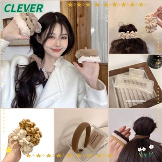 Clever ที่คาดผม สีกาแฟ แฟชั่นฤดูใบไม้ร่วง และฤดูหนาว สําหรับล้างหน้า 25 ชิ้น 25 ชิ้น