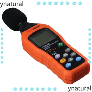 Ynatural เครื่องวัดระดับเสียงดิจิทัล หน้าจอ LCD 30dB เป็น 130dB 1.5dB A/C สําหรับใช้ในบ้าน นอกบ้าน