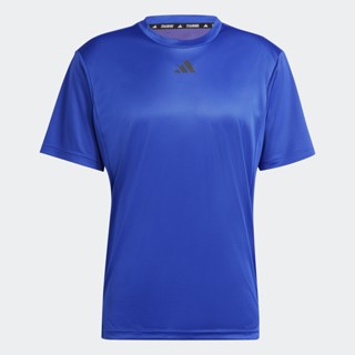 adidas เทรนนิง เสื้อยืดเทรนนิง HIIT Base ผู้ชาย สีน้ำเงิน IB7916