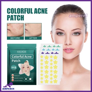 Eelhoe 112patches แผ่นแปะสิวกันน้ำ Blemish Treatment Skin Care Acne Repair Oxy Acne Pimple Clear Fit Master Patch Acne Star Pimple -AME1 -AME1