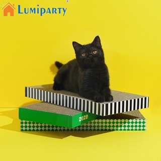 Lumiparty แผ่นกระดาษลูกฟูก ป้องกันรอยขีดข่วน ที่ทนทาน สําหรับสัตว์เลี้ยง แมว