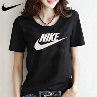 Nike ของแท้ 100% เสื้อยืดลําลอง แขนสั้น คอกลม แบบนิ่ม ระบายอากาศ เหมาะกับการวิ่ง เล่นกีฬา BV6170