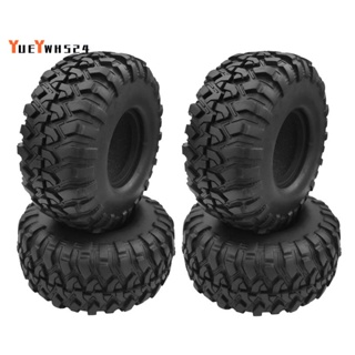 『yueywh524』ยางล้อรถ ขนาด 118 มม. 1.9 สําหรับรถไต่หินบังคับ 1/10 Traxxas TRX4 D90 Axial SCX10 II III Wraith Redcat MST 4 ชิ้น