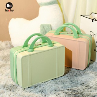 กระเป๋าเดินทาง ใส่เครื่องสําอาง ขนาด 14 นิ้ว สีแคนดี้ สไตล์เกาหลี เรโทร เหมาะกับของขวัญ