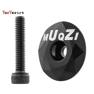 『yueywh524』MUQZI ฝาครอบถ้วยคอจักรยาน พร้อมสกรู M6X30 มม. อุปกรณ์เสริม สําหรับจักรยานเสือภูเขา