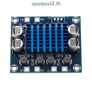 Quu XH A232 บอร์ดขยายเสียงสเตอริโอดิจิทัล 30W+30W 2 0 ช่องทาง สําหรับ DC 8V-24V 3