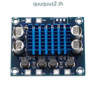 Quu XH A232 บอร์ดขยายเสียงสเตอริโอดิจิทัล 30W+30W 2 0 ช่องทาง สําหรับ DC 8V-24V 3