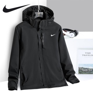 Nike เสื้อแจ็กเก็ต กันฝน กันน้ํา กันสิ่งสกปรก กันลม สําหรับผู้ชาย ไซซ์ L-5XL