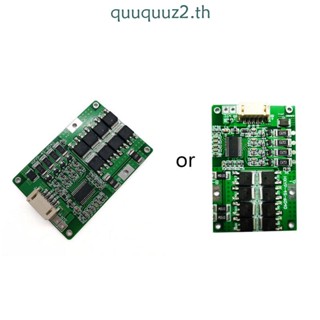 Quu แผ่นบอร์ดโมดูลแบตเตอรี่ลิเธียม 4S 12 8V Li-ion Lifepo4 BMS