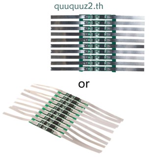 Quu ที่ชาร์จ 3 7V 3A 18650 พร้อมสายพานบัดกรี 10 ชิ้น