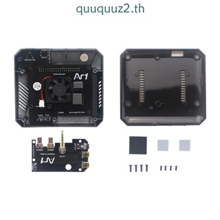 Quu เคสกล่องเคส ABS สําหรับ Raspberry Pi 4 Model B