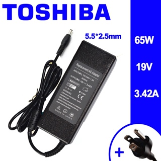 ที่ชาร์จโน๊ตบุ๊คToshiba 65W 19V 3.42A หัว 5.5 x 2.5 mm อะแดปเตอร์ ชาร์จไฟ โน๊ตบุ๊ค โตชิบ้า Notebook Adapter Charger