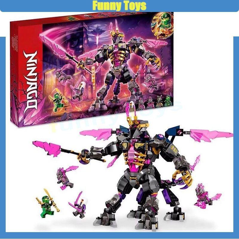 บล็อกตัวต่อเลโก้ 71772 Ninja Series The Crystal King ของเล่นเสริมการเรียนรู้ สําหรับเด็กผู้ชาย