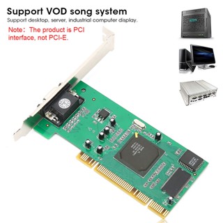 อุปกรณ์เสริมการ์ดกราฟิก Vga Pci 8MB 32Bit แสดงผลหลายค่า สำหรับคอมพิวเตอร์ตั้งโต๊ะ