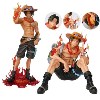 โมเดลฟิกเกอร์ PVC อนิเมะ One Piece Ace Sitting