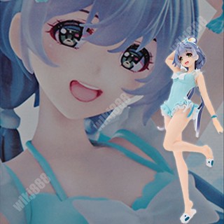 โมเดลฟิกเกอร์นักร้องเสมือนจริง Luo Tianyi Virtual Idol ชุดว่ายน้ํา สําหรับตกแต่งห้อง