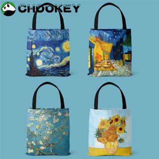 Chookey กระเป๋าช้อปปิ้ง ทรงโท้ท จุของได้เยอะ สไตล์ฮาราจูกุ เป็นมิตรกับสิ่งแวดล้อม