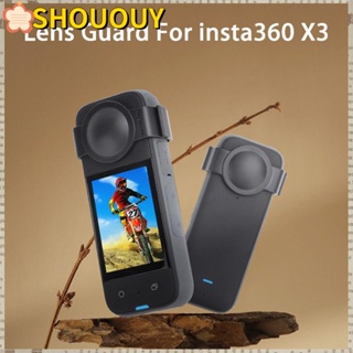 Shououy ตัวป้องกันเลนส์ แบบแข็ง ป้องกันรอยขีดข่วน สําหรับ Insta360 X3