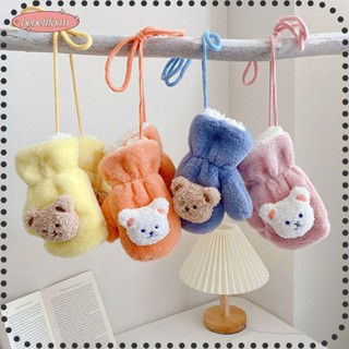 Bebettkiss ถุงมือเด็ก 2-6 ปี Kawaii Baby Soft Tether สายคล้องคอ