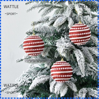 Wattle จี้ลูกบอล 8 ซม. สําหรับแขวนตกแต่งต้นคริสต์มาส 2 ชิ้น