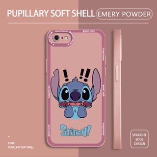 เคสโทรศัพท์ซิลิโคน TPU แบบนิ่ม ลายการ์ตูน Stitch กันกระแทก สําหรับ iPhone 6 6S 7 8 Plus SE 2020 SE 2022