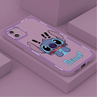 เคสโทรศัพท์ซิลิโคน TPU แบบนิ่ม ลายการ์ตูน Stitch กันกระแทก สําหรับ Samsung Galaxy A04S A03 A03S A13 A42 A52 A52S A72 4G 5G