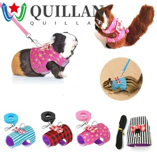 Quillan เสื้อกั๊กสัตว์เลี้ยง หนูแฮมสเตอร์ น่ารัก ปรับได้ สําหรับกลางแจ้ง