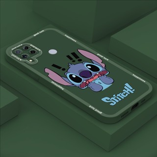 เคสโทรศัพท์ซิลิโคน TPU แบบนิ่ม ลายการ์ตูน Stitch กันกระแทก สําหรับ Realme C2 C3 C11 C12 C15 C20 C20A C21 C25 C25S