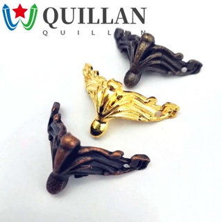 Quillan ขาเฟอร์นิเจอร์ ทนทาน สีทอง เครื่องประดับ กล่องฮาร์ดแวร์ ป้องกันมุม ตกแต่ง