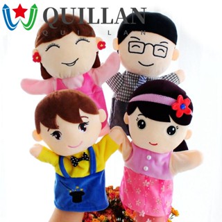 Quillan หุ่นสวมนิ้วมือ รูปสัตว์ สําหรับครอบครัว เพื่อการเรียนรู้