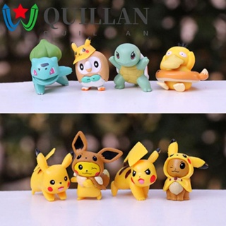 Quillan ฟิกเกอร์ PVC รูปโปเกม่อน Rowlet Bulbasaur Squirtle Eevee