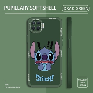 เคสโทรศัพท์ซิลิโคน TPU แบบนิ่ม ลายการ์ตูน Stitch กันกระแทก สําหรับ OPPO A8 A15 A15S A31 A32 A33 A53 A93 2020 A52 A92 Reno 4F