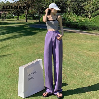 EOENKKY  กางเกงขายาว กางเกงเอวสูง สไตล์เกาหลี แฟชั่น 2023 NEW  Trendy Korean Style Comfortable Chic A23L069 36Z230909