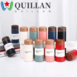 Quillan กระติกน้ําสเตนเลสสูญญากาศ ขนาดเล็ก 150 มล. 250 มล. เก็บความร้อน และเย็น ของขวัญ สําหรับเดินทาง