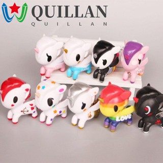 Quillan ตุ๊กตาฟิกเกอร์ PVC รูปยูนิคอร์น Tokidoki ของเล่นสําหรับเด็ก