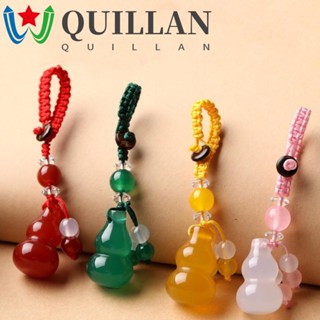 Quillan พวงกุญแจ จี้หยกจีน 4 สี สําหรับห้อยกระเป๋า