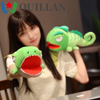 Quillan ตุ๊กตาหุ่นมือ รูปการ์ตูนสัตว์ฉลามน่ารัก ของเล่นเสริมการเรียนรู้ สําหรับเด็ก