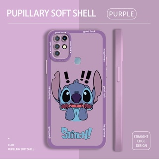 เคสโทรศัพท์ซิลิโคน TPU แบบนิ่ม ลายการ์ตูน Stitch กันกระแทก สําหรับ Infinix Hot 8 9 10 11 Play 10S 10i Smart5 Smart6