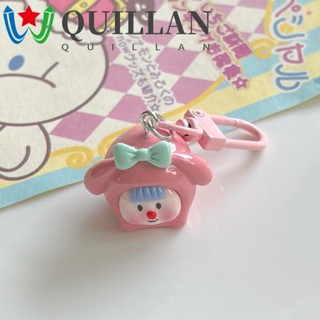 Quillan พวงกุญแจแฟชั่น จี้การ์ตูนกบ Melody Cinnamoroll น่ารัก