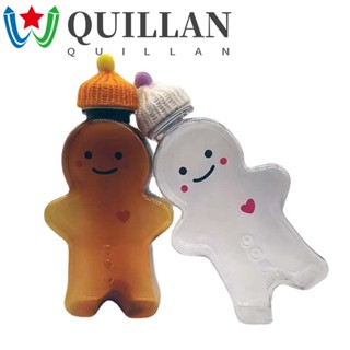 Quillan ขวดน้ําดื่ม แบบพกพา สร้างสรรค์ ของขวัญ สําหรับครัว ขนมปังขิง คนดื่ม