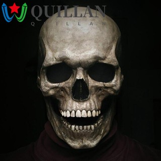 Quillan หน้ากากหัวกะโหลก ขยับได้ สําหรับปาร์ตี้ฮาโลวีน