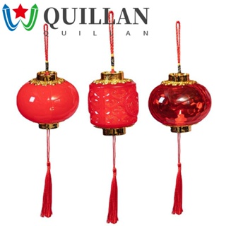 Quillan โคมไฟ LED ลายดอกไม้ สไตล์โบราณ เรืองแสง สําหรับตกแต่งบ้าน เทศกาลไหว้พระจันทร์กลางฤดูใบไม้ร่วง